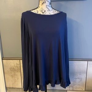 XXL Blue Matilda Jane LS Top